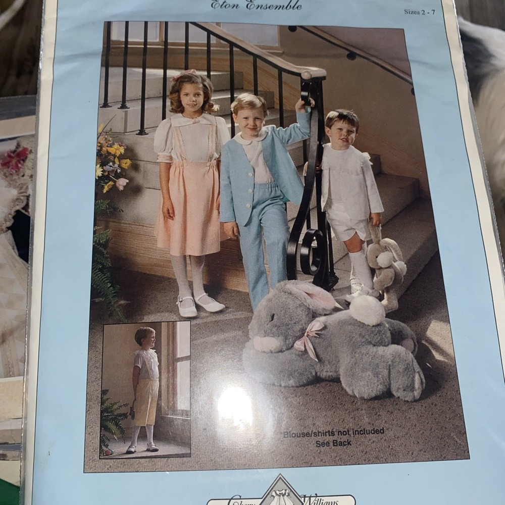 Chery Williams Eton Ensemble Sewing Pattern Sizes 2-7 Vintage 1989 Uncut